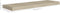 vidaXL - Wandschap - zwevend - 80x23,5x3,8 - cm - MDF - eikenkleurig