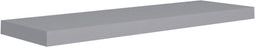 vidaXL - Wandschap - zwevend - 80x23,5x3,8 - cm - MDF - grijs