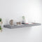 vidaXL - Wandschap - zwevend - 80x23,5x3,8 - cm - MDF - grijs