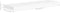 vidaXL - Wandschap - zwevend - 80x23,5x3,8 - cm - MDF - wit
