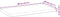 vidaXL - Wandschap - zwevend - 80x40x4 - cm - onbehandeld - massief - acaciahout