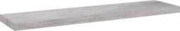 vidaXL - Wandschap - zwevend - 90x23,5x3,8 - cm - MDF - betongrijs