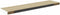 vidaXL - Wandschap - zwevend - 90x23,5x3,8 - cm - MDF - eikenkleurig - en - wit