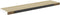 vidaXL - Wandschap - zwevend - 90x23,5x3,8 - cm - MDF - eikenkleurig - en - wit
