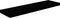 vidaXL - Wandschap - zwevend - 90x23,5x3,8 - cm - MDF - hoogglans - zwart