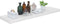 vidaXL - Wandschap - zwevend - 90x23,5x3,8 - cm - MDF - hoogglans - wit