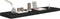 vidaXL - Wandschap - zwevend - 90x23,5x3,8 - cm - MDF - zwart