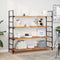 vidaXL - Wandschap - zwevend - olieafwerking - 140x40x2 - cm - massief - acaciahout