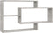 vidaXL - Wandschappen - 104x20x58,5 - cm - bewerkt - hout - betongrijs