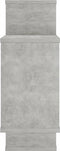 vidaXL - Wandschappen - 104x20x58,5 - cm - bewerkt - hout - betongrijs