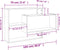 vidaXL - Wandschappen - 104x20x58,5 - cm - bewerkt - hout - betongrijs