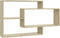 vidaXL - Wandschappen - 104x20x58,5 - cm - bewerkt - hout - sonoma - eikenkleurig