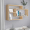 vidaXL - Wandschappen - 104x20x58,5 - cm - bewerkt - hout - sonoma - eikenkleurig