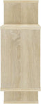 vidaXL - Wandschappen - 104x20x58,5 - cm - bewerkt - hout - sonoma - eikenkleurig
