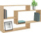 vidaXL - Wandschappen - 104x20x58,5 - cm - bewerkt - hout - sonoma - eikenkleurig