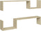 vidaXL - Wandschappen - 2 - st - 100x15x20 - cm - bewerkt - hout - sonoma - eikenkleurig