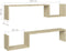 vidaXL - Wandschappen - 2 - st - 100x15x20 - cm - bewerkt - hout - sonoma - eikenkleurig