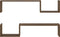 vidaXL - Wandschappen - 2 - st - 100x15x20 - cm - bewerkt - hout - bruin - eikenkleur