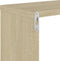 vidaXL - Wandschappen - 2 - st - 100x15x20 - cm - bewerkt - hout - sonoma - eikenkleurig