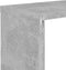 vidaXL - Wandschappen - 2 - st - 100x15x20 - cm - bewerkt - hout - betongrijs