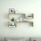 vidaXL - Wandschappen - 2 - st - 100x15x20 - cm - bewerkt - hout - sonoma - eikenkleurig
