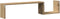 vidaXL - Wandschappen - 2 - st - 100x15x20 - cm - bewerkt - hout - artisanaal - eiken