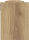 vidaXL - Wandschappen - 2 - st - 100x15x20 - cm - bewerkt - hout - artisanaal - eiken