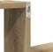vidaXL - Wandschappen - 2 - st - 100x15x20 - cm - bewerkt - hout - artisanaal - eiken
