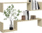 vidaXL - Wandschappen - 2 - st - 100x15x20 - cm - bewerkt - hout - sonoma - eikenkleurig