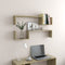 vidaXL - Wandschappen - 2 - st - 100x15x20 - cm - bewerkt - hout - sonoma - eikenkleurig