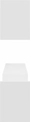 vidaXL - Wandschappen - 2 - st - 100x15x20 - cm - bewerkt - hout - wit