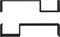 vidaXL - Wandschappen - 2 - st - 100x15x20 - cm - spaanplaat - zwart