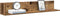 vidaXL - Wandschappen - 2 - st - 100x16,5x16,5 - cm - bewerkt - hout - oud - houtkleurig