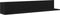 vidaXL - Wandschappen - 2 - st - 100x16,5x16,5 - cm - bewerkt - hout - zwart