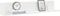 vidaXL - Wandschappen - 2 - st - 100x16,5x16,5 - cm - bewerkt - hout - wit
