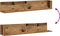 vidaXL - Wandschappen - 2 - st - 100x16,5x16,5 - cm - bewerkt - hout - oud - houtkleurig
