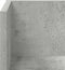 vidaXL - Wandschappen - 2 - st - 100x16,5x16,5 - cm - spaanplaat - betongrijs
