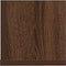 vidaXL - Wandschappen - 2 - st - 100x16,5x16,5cm - bewerkt - hout - bruin - eikenkleur