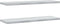 vidaXL - Wandschappen - 2 - st - 100x30x3 - cm - roestvrijstaal - zilverkleurig
