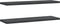 vidaXL - Wandschappen - 2 - st - 100x30x3 - cm - roestvrijstaal - zwart