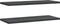 vidaXL - Wandschappen - 2 - st - 100x40x3 - cm - roestvrijstaal - zwart