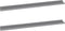 vidaXL - Wandschappen - 2 - st - 100x9x3 - cm - grijs