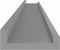vidaXL - Wandschappen - 2 - st - 100x9x3 - cm - grijs