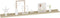 vidaXL - Wandschappen - 2 - st - 100x9x3 - cm - sonoma - eikenkleurig