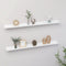 vidaXL - Wandschappen - 2 - st - 100x9x3 - cm - wit