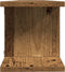 vidaXL - Wandschappen - 2 - st - 105x18x20 - cm - bewerkt - hout - oud - houtkleurig