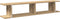 vidaXL - Wandschappen - 2 - st - 105x18x20 - cm - bewerkt - hout - artisanaal - eiken