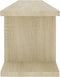vidaXL - Wandschappen - 2 - st - 105x18x20 - cm - bewerkt - hout - sonoma - eikenkleurig