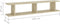 vidaXL - Wandschappen - 2 - st - 105x18x20 - cm - bewerkt - hout - sonoma - eikenkleurig