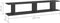 vidaXL - Wandschappen - 2 - st - 105x18x20 - cm - bewerkt - hout - hoogglans - grijs